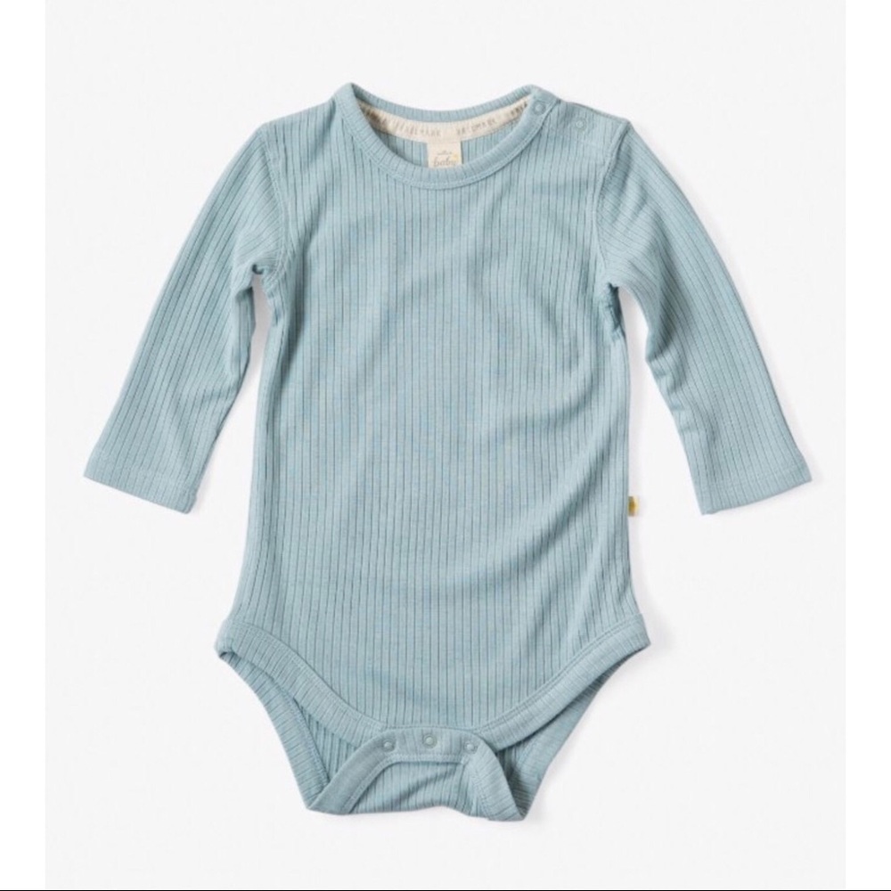 NWT Hallmark Blue Ribbed Bodysuit Onesie 12-18 mos